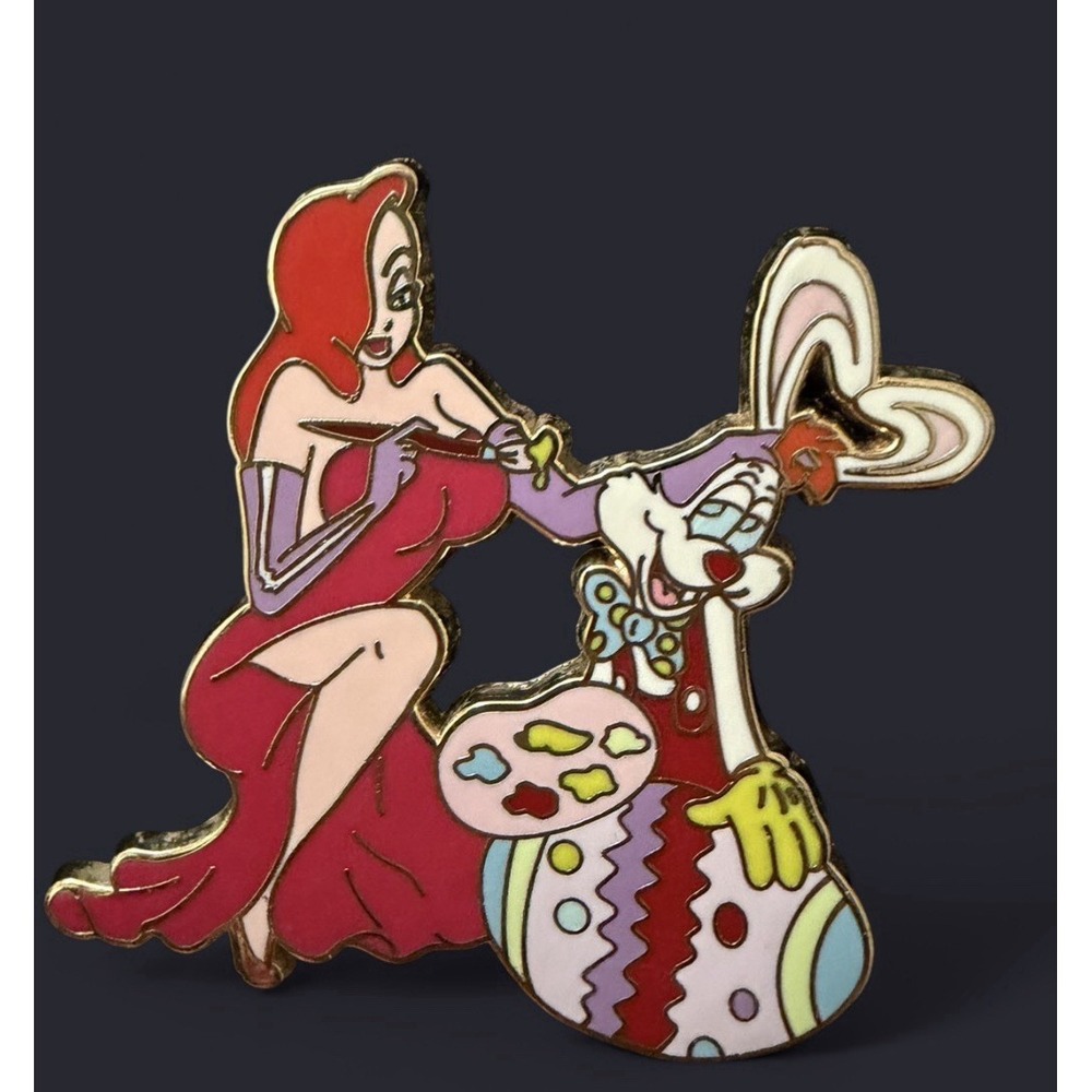 Disney Jessica & Roger Rabbit Easter Egg Pin Disney Shopping LE 250